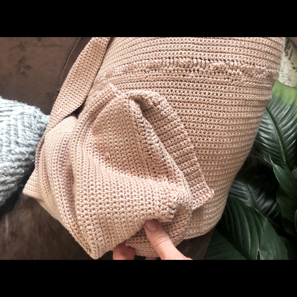 Hand knit Bamboo Scarf - Heavy + Warm